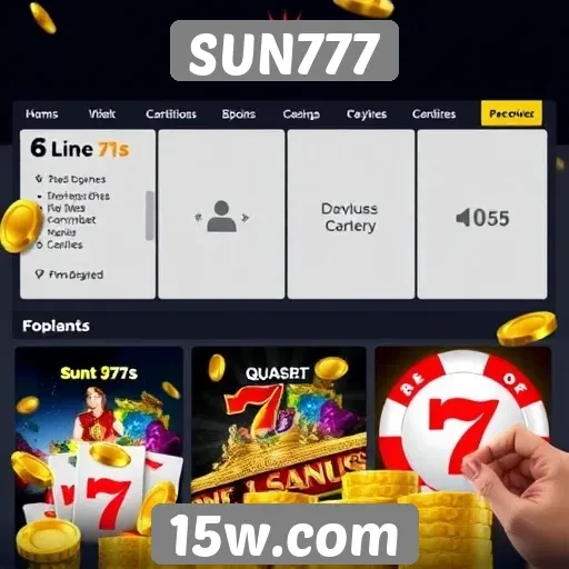 Promoções e bônus atraentes no site SUN777